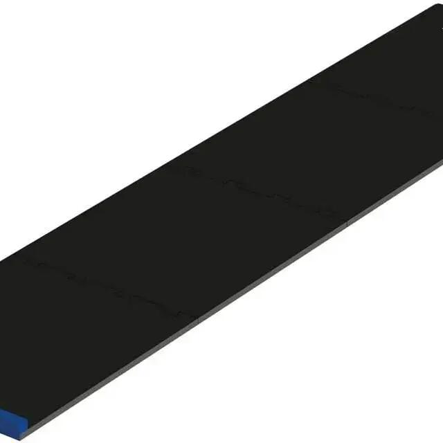 BULLET-Darts dart mat with throwing line, black/blue