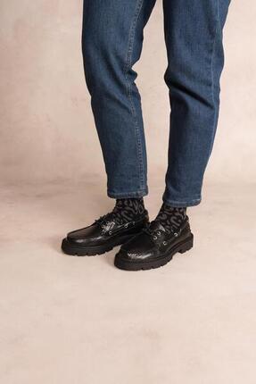 Chaussures bateau femme LAZARIA Acajou en cuir, talon 35 mm