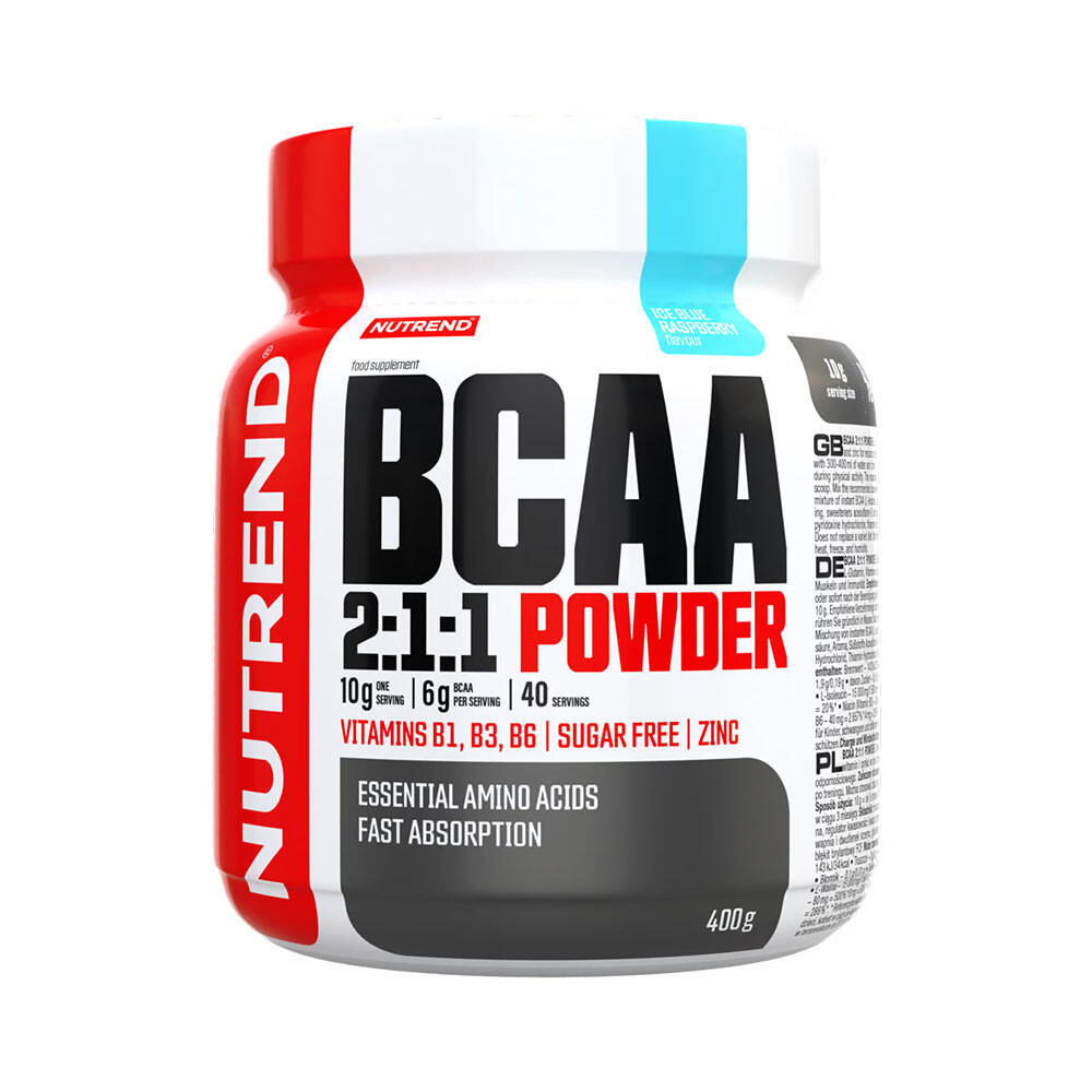 Nutrend - Bcaa | Bcaa 2:1:1 Powder (400g) | Ice Blue Razz - Bcaa - No Size - Decathlon