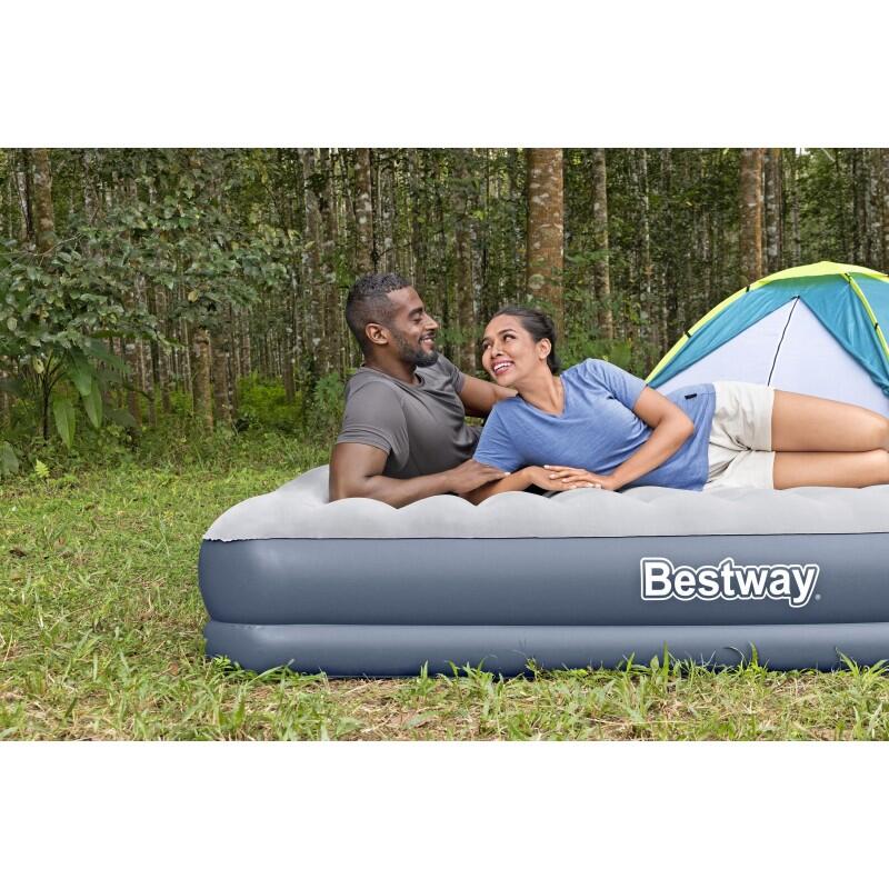 Bestway Matelas gonflable 2 personnes avec pompe rechargeable 203x152x36cm 3/7