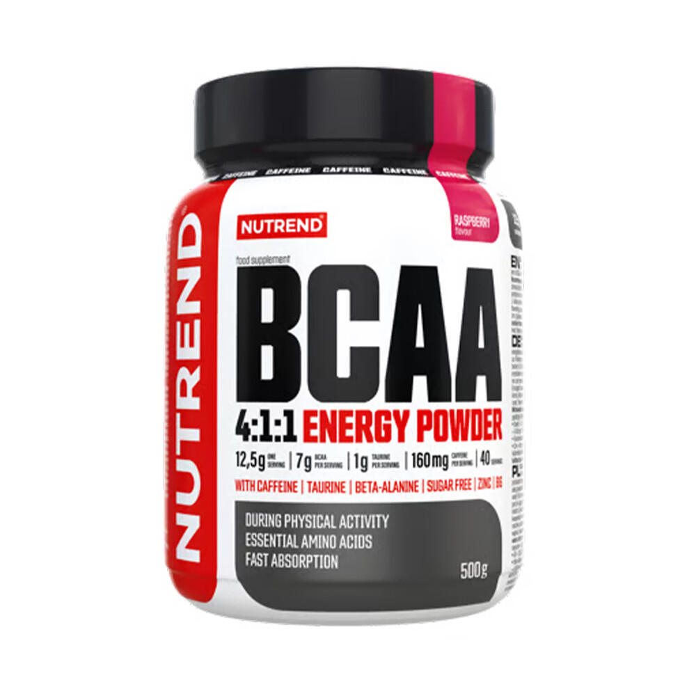 Nutrend - Bcaa | Bcaa 4:1:1 Energy Powder (500g) | Framboise - Bcaa - No Size - Decathlon