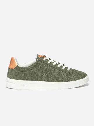 Sneakers - Femme - Cuir Made in France - FELICIE - Vert d'eau