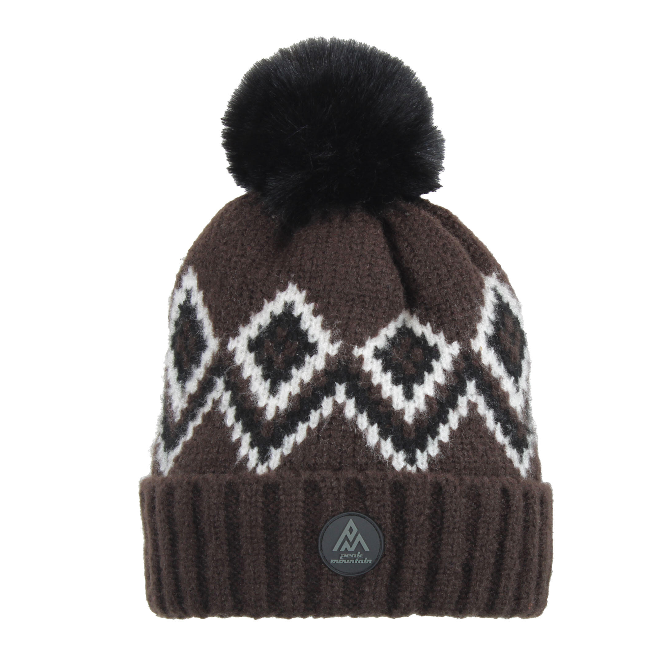 Peak Mountain - Bonnet Peak Mountain Monceau - Bonnet - Marron - Taille Unique - Decathlon