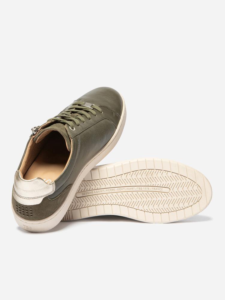 Baskets zippées femme VINISIA Kaki/Bronze 4/4