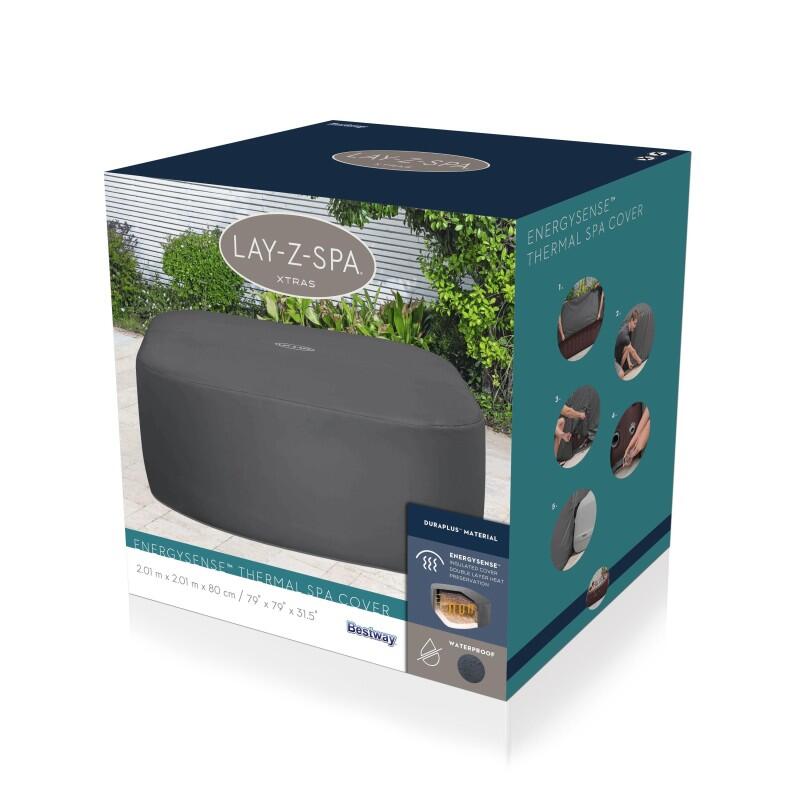 Isolerende beschermhoes EnergySense voor vierkante spa met thermische isolatie 3/7