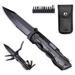 Couteau de poche multifonction – 14 en 1 – Couteau de poche multifonctionnel