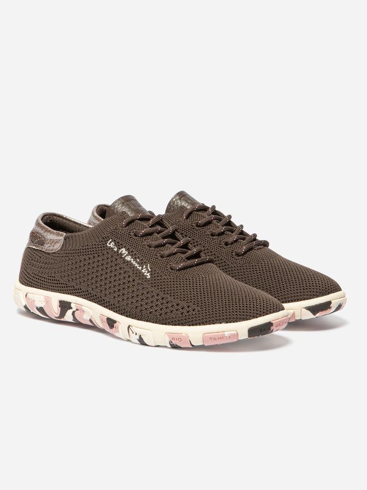 Tennis toile Femme - JAZARIA Camo Choco / Bronze 2/5