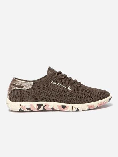 Tennis toile femme JAZARIA Camo Choco / Bronze
