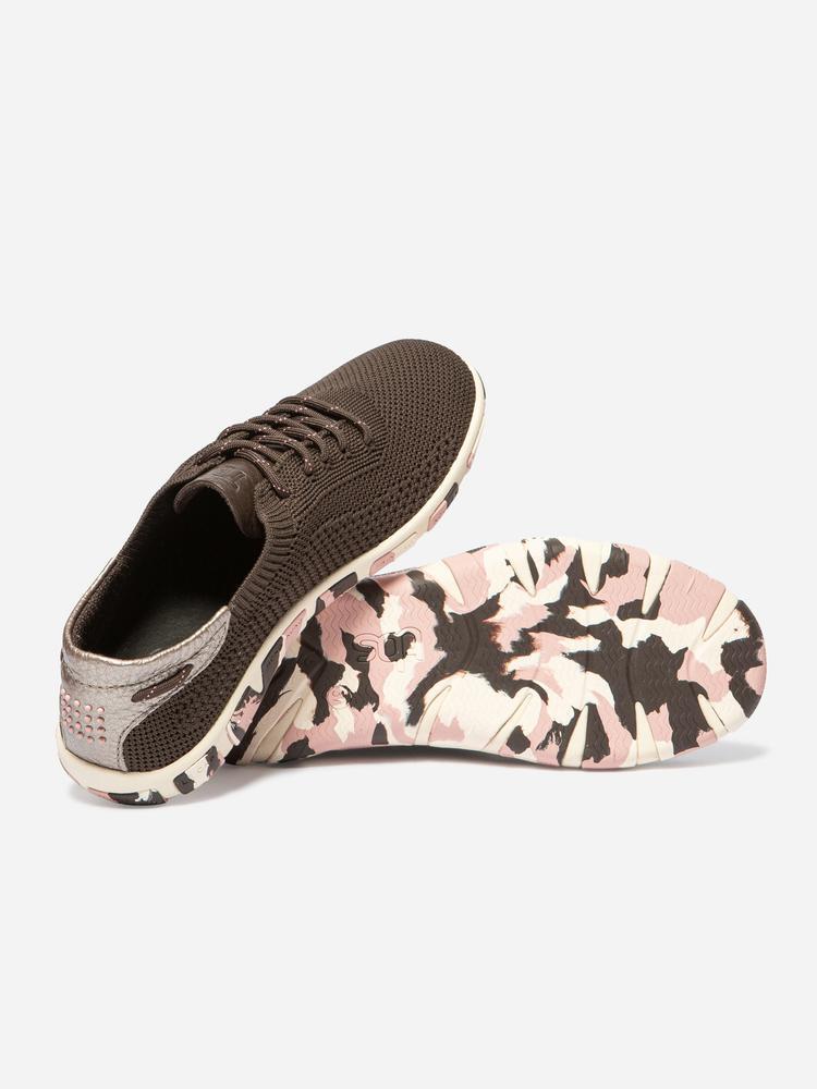 Tennis toile Femme - JAZARIA Camo Choco / Bronze 4/5