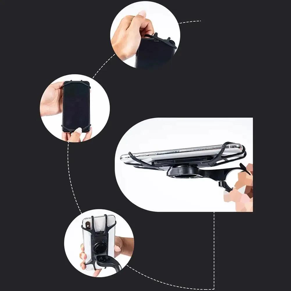 support téléphone vélo silicone compatible fixation garmin sram blackbird 3/3