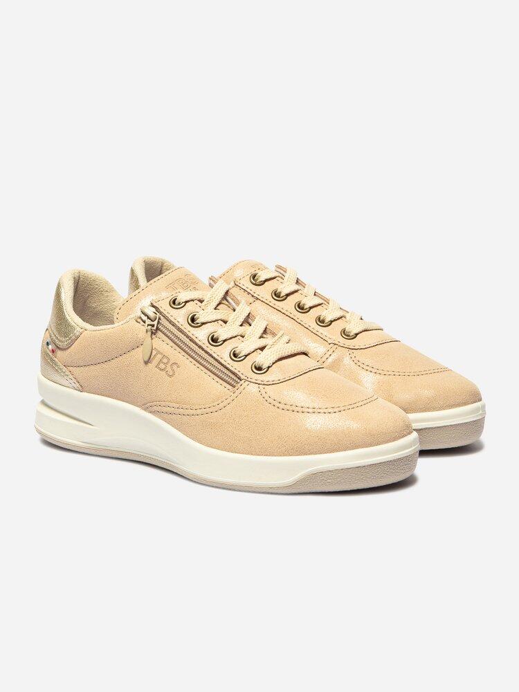 Baskets femme made in France BRAZIP2 Beige 2/4