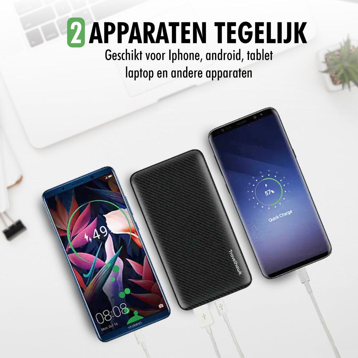 Batterie externe 10 000 mAh – 22,5 W – Entrées USB-C et Lightning 6/7