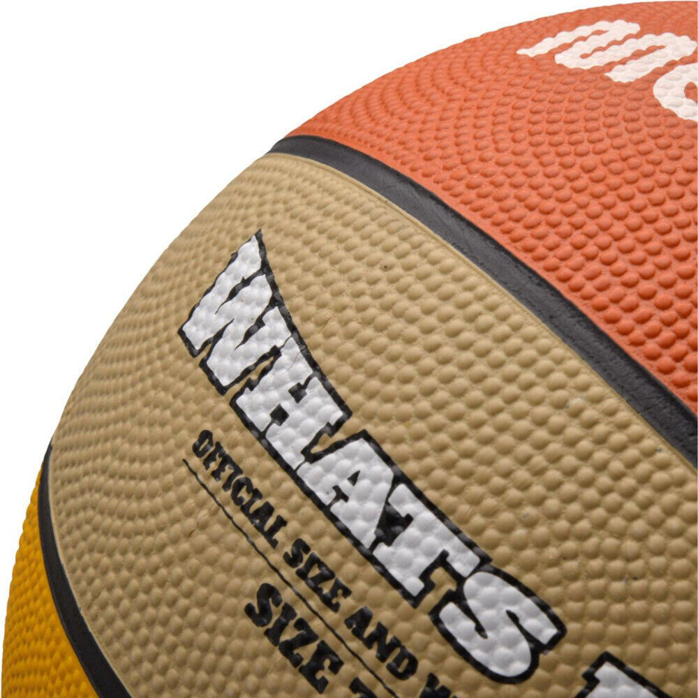 Balón de baloncesto Meteor What's Up - Talla 7, goma antideslizante 3/7