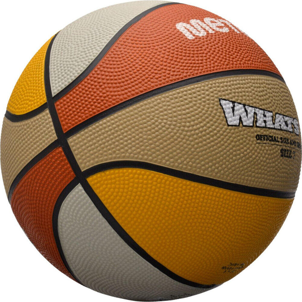 Balón de baloncesto Meteor What's Up - Talla 7, goma antideslizante 2/7