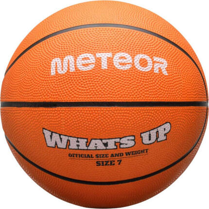 Ballon de basket Meteor What's Up - Taille 7, caoutchouc antidérapant
