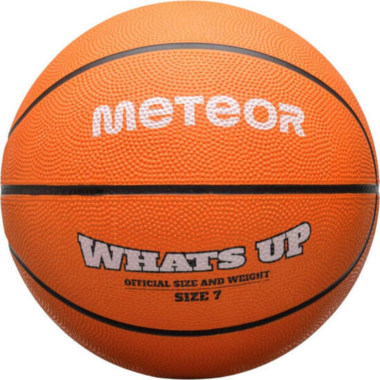 Ballon de basket Meteor What's Up - Taille 7, caoutchouc antidérapant