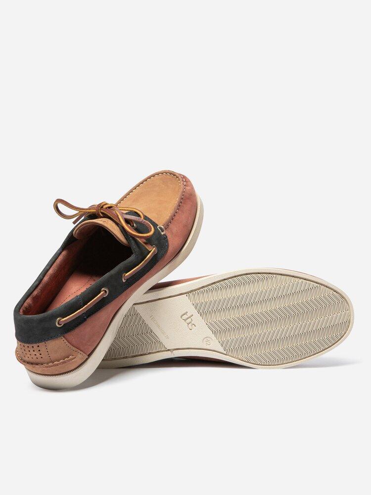 Chaussures bateau Homme PHENIS Terracotta / Navy 4/5