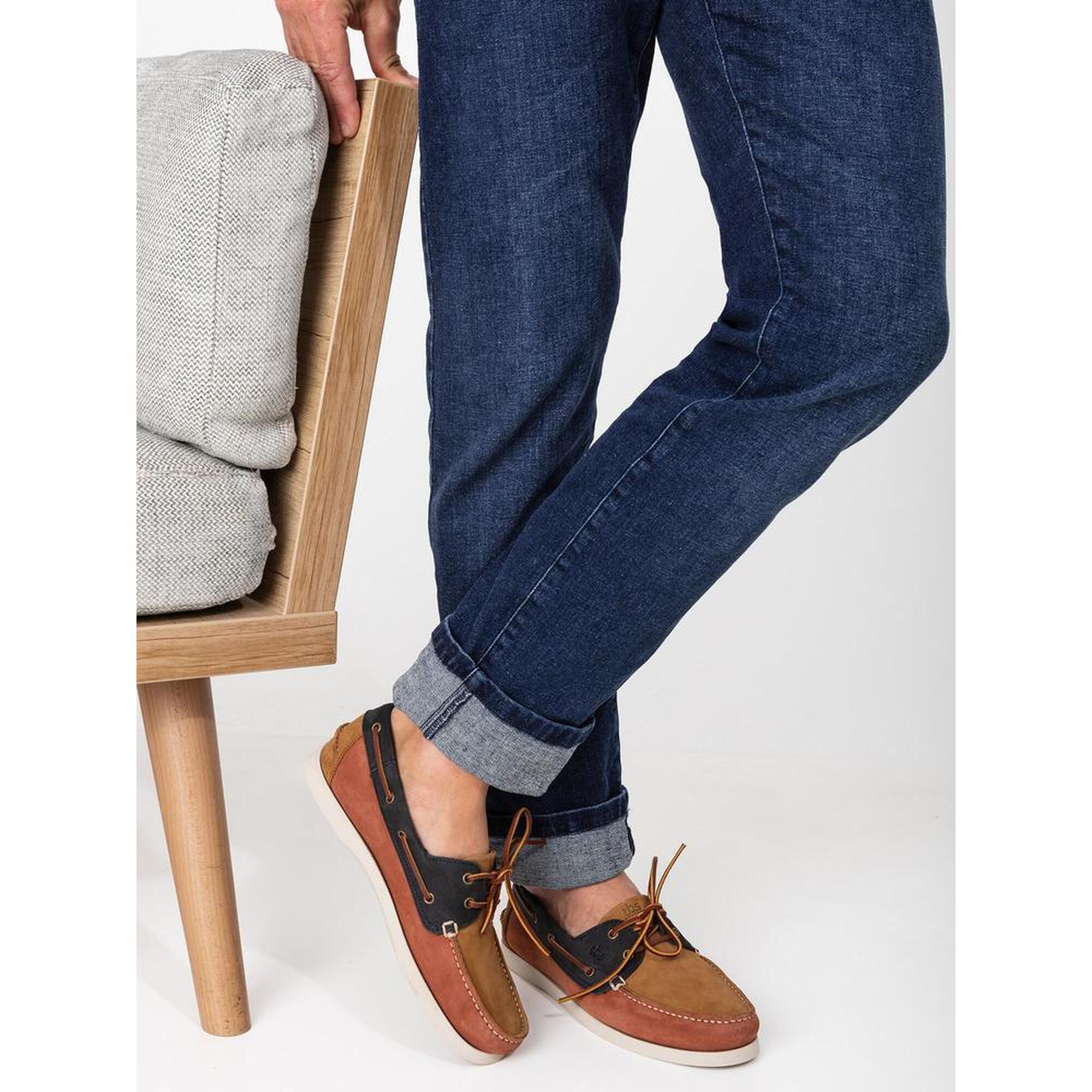 Tbs - Chaussures Bateau Homme Phenis Terracotta / Navy - Chaussures Bateau - Jaune|marron|noir - Decathlon