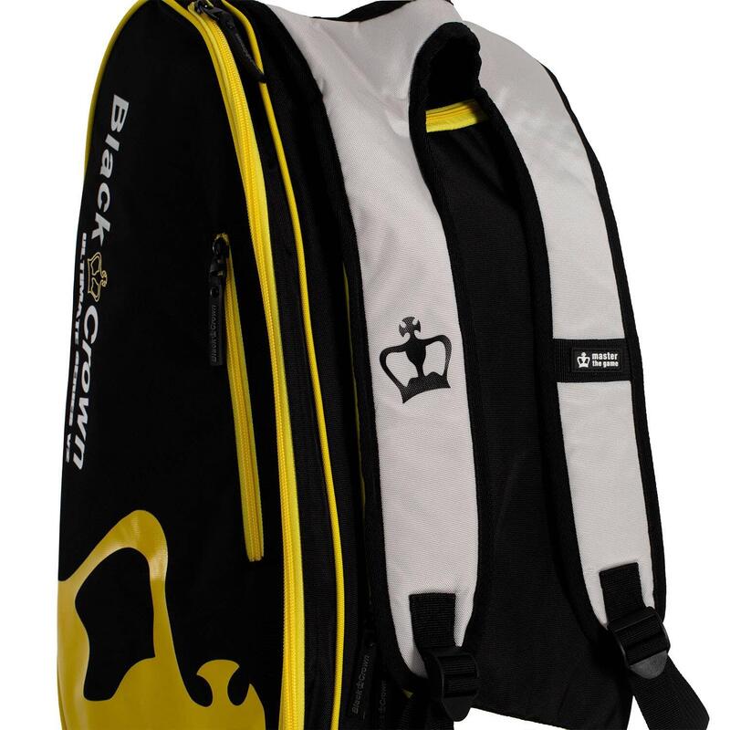 Geanta pentru padel Black Crown Ultimate Series V2 Negru/Amarillo ÚNICA