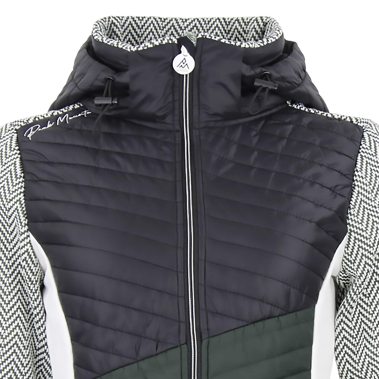 Chaqueta polar con capucha desmontable y paneles acolchados mujer Peak Mountain 5/5