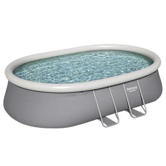 Bestway Piscine autoportante ovale Fast Set 549 x 366 x 122 cm avec filtration