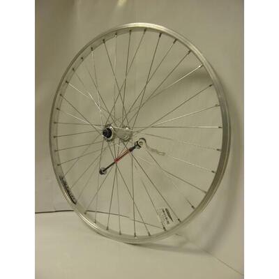Ruota anteriore Paralex 26 x 175/190 (559) cerchio alluminio argento.