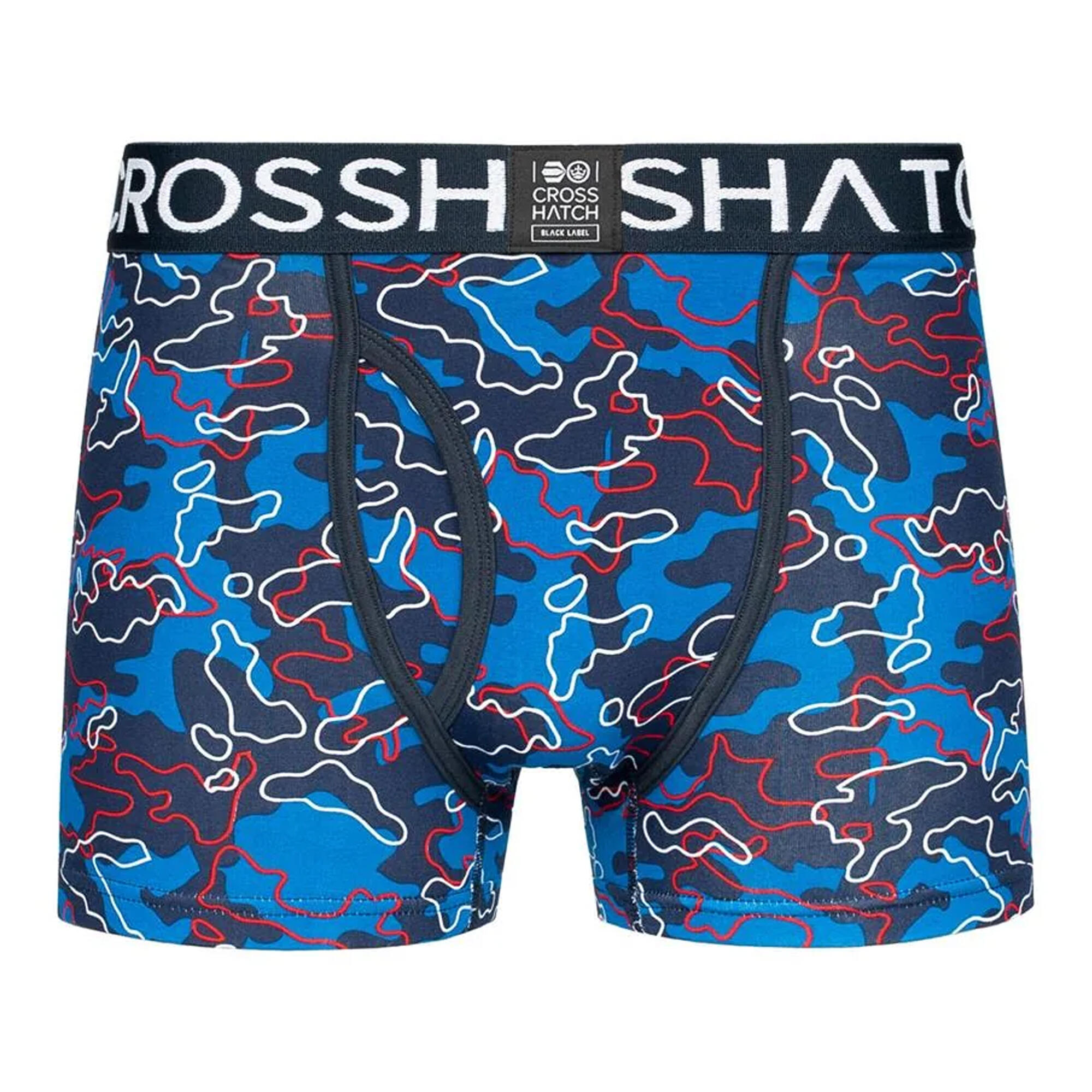 "Linamo" Boxershorts für , Offene Fliege Herren Blau 2/4