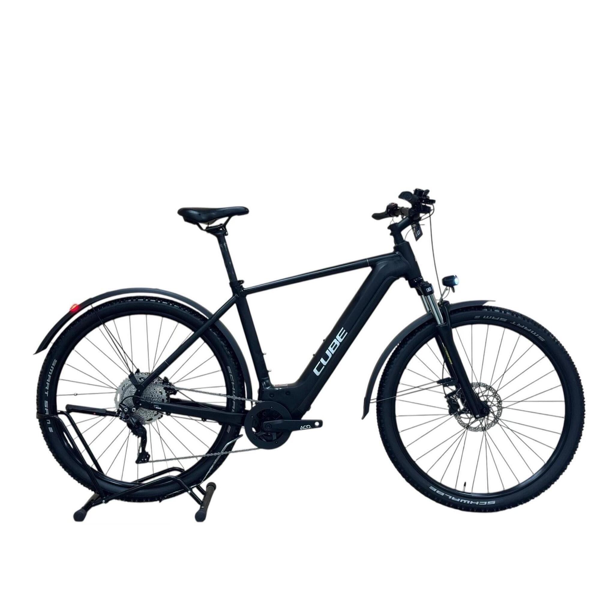 Cube - Reconditionné - Vélo Électrique Cube Nuride Hybrid Pro 625 Allroad - Comme Neuf - Vélo Ville - Noir - Moyen - Decathlon