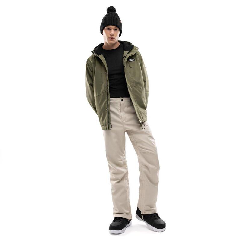 Pantaloni de snowboard Hardshell pentru bărbați P2 Naeba Bej