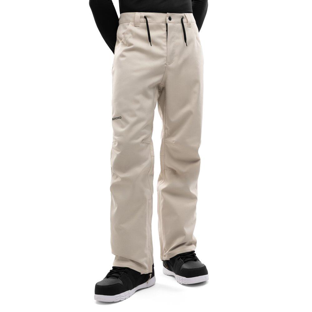 Men Winter sports hardshell snowboard pants P2 Naeba Beige