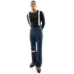 Pantalon de ski rétro à bretelles homme Parsenn Blue Bleu
