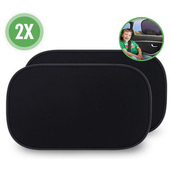 Parasole auto per bambini – 2 pezzi – nero