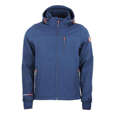 Softshell jas met capuchon peak mountain claude