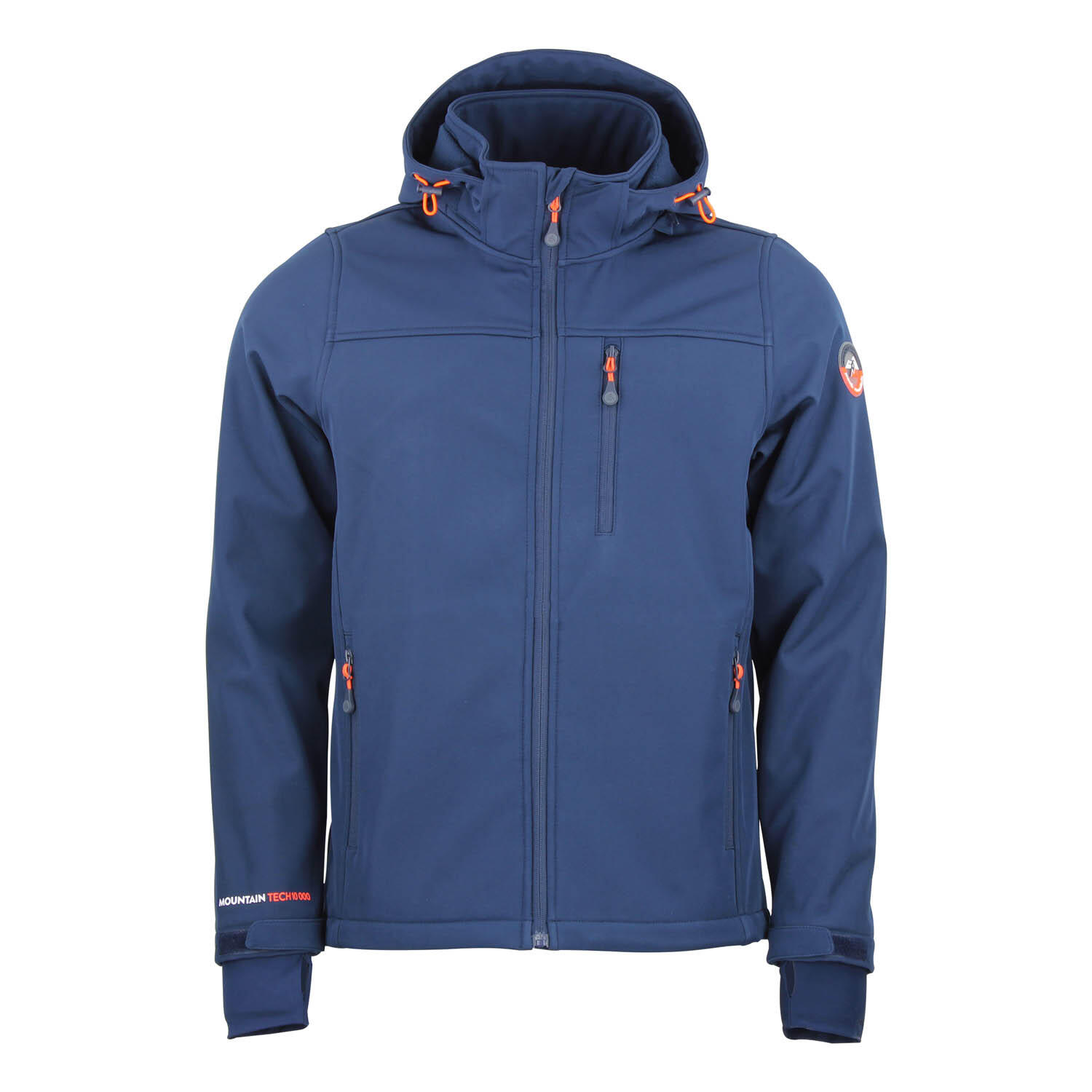 Peak Mountain - Veste À Capuche Softshell Peak Mountain Claude - Veste - Bleu - Decathlon