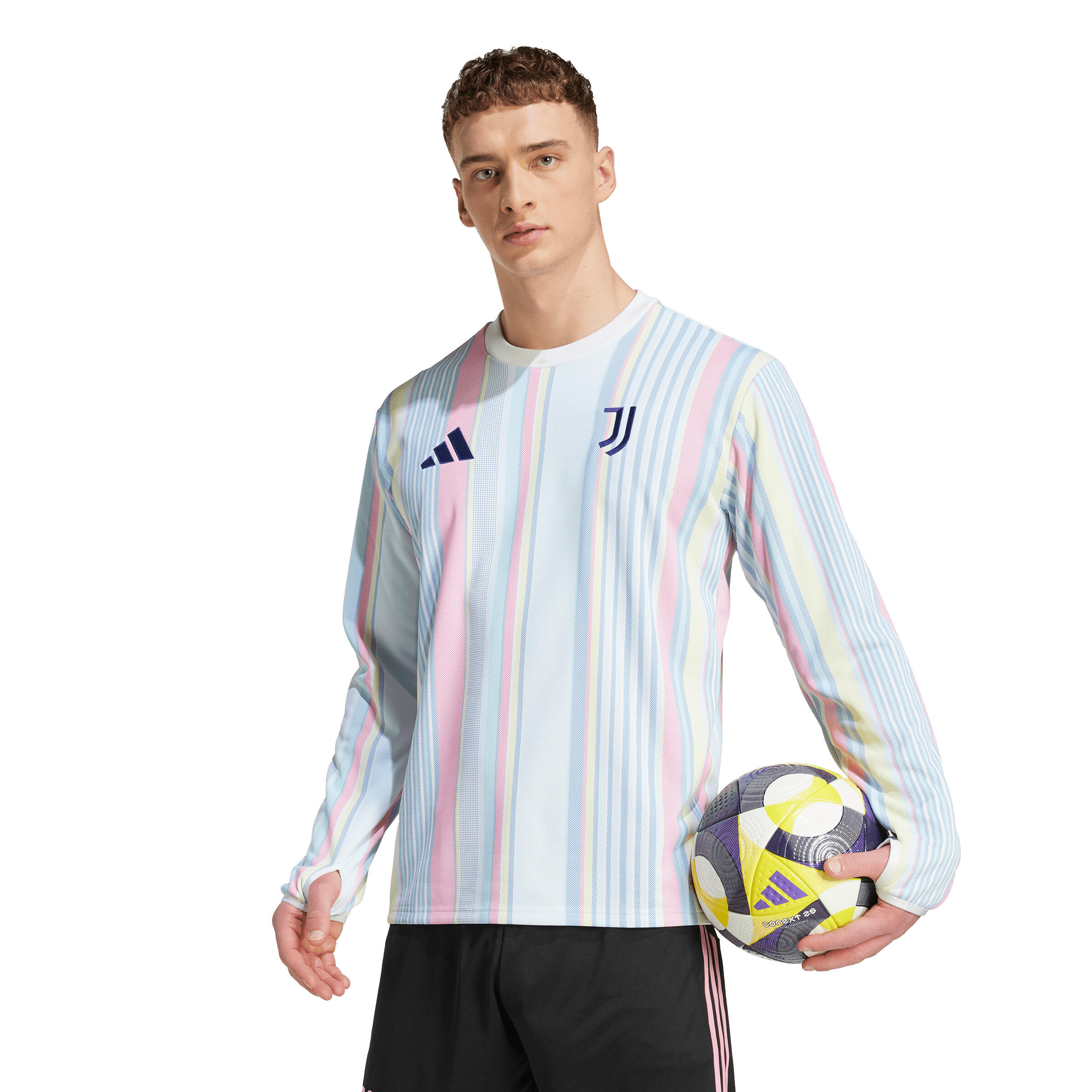 Juventus Turin langärmliges Prematch-Trikot 2025/26 2/7