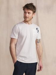 T-shirt homme manches courtes PACIFIK 100% coton Naturel