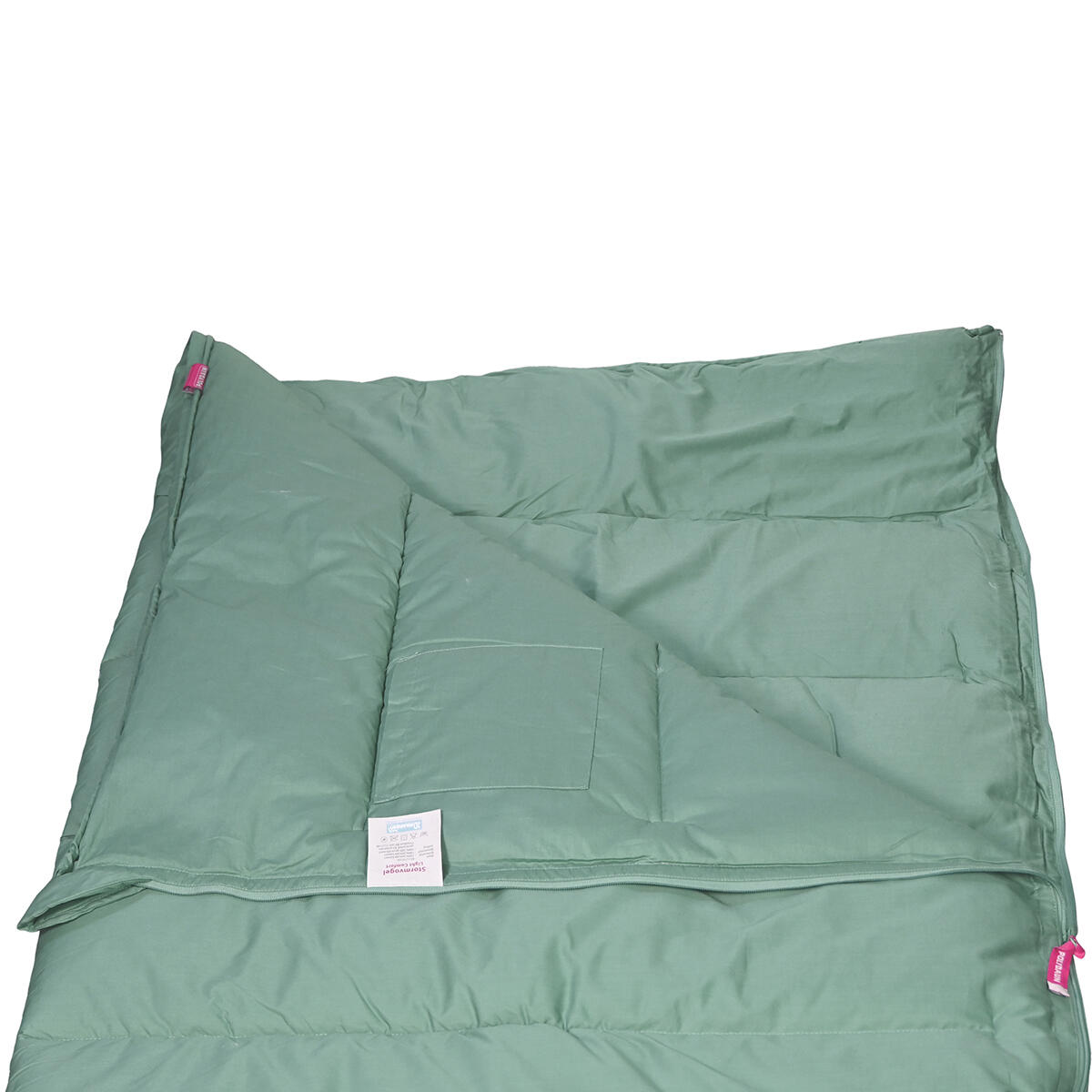 Stormvogel slaapzak light Comfort - zeegroen/zeegroen - 85x210 cm 3/7