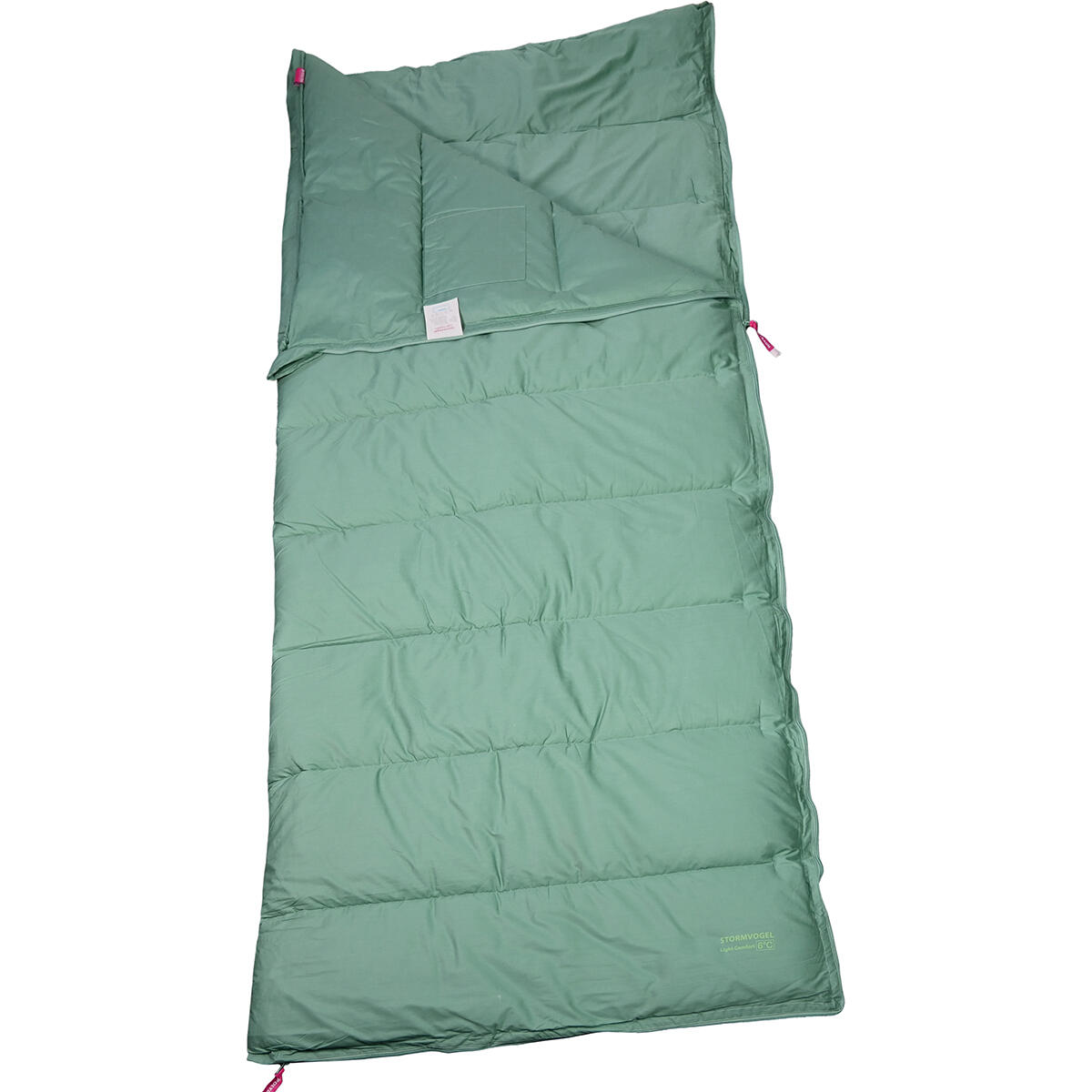 Stormvogel slaapzak light Comfort - zeegroen/zeegroen - 85x210 cm 2/7