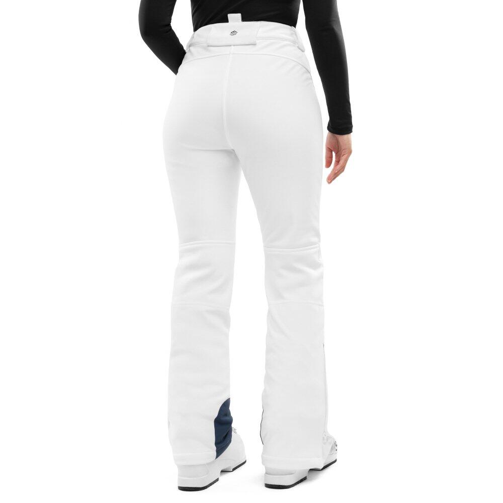 Pantaloni da sci retrò da donna Zeitlos-W White Bianco 2/6