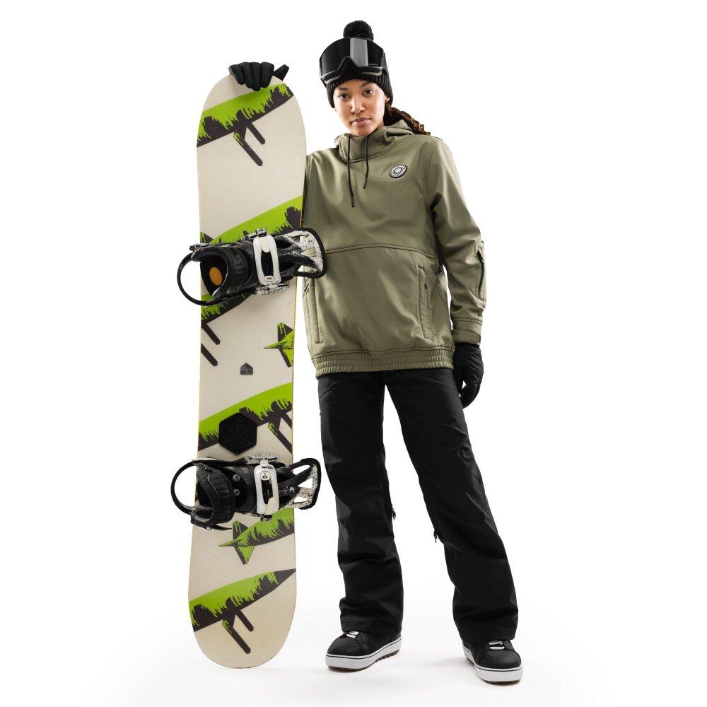 Pantalon de snowboard hardshell femme P5-W Aino Black Noir 3/7