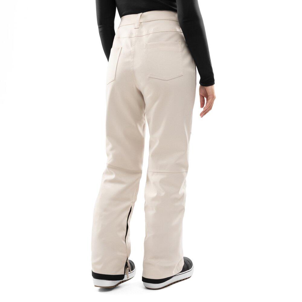 Pantalon snowboard hardshell femme Sports d'hiver P2-W Naeba Beige 2/8