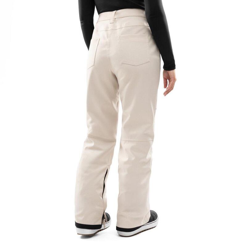 Pantaloni de snowboard Hardshell pentru femei P2-W Naeba Bej
