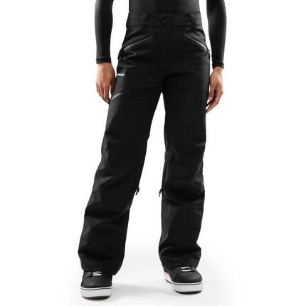 Damen hardshell-snowboardhose P5-W Aino Black Schwarz