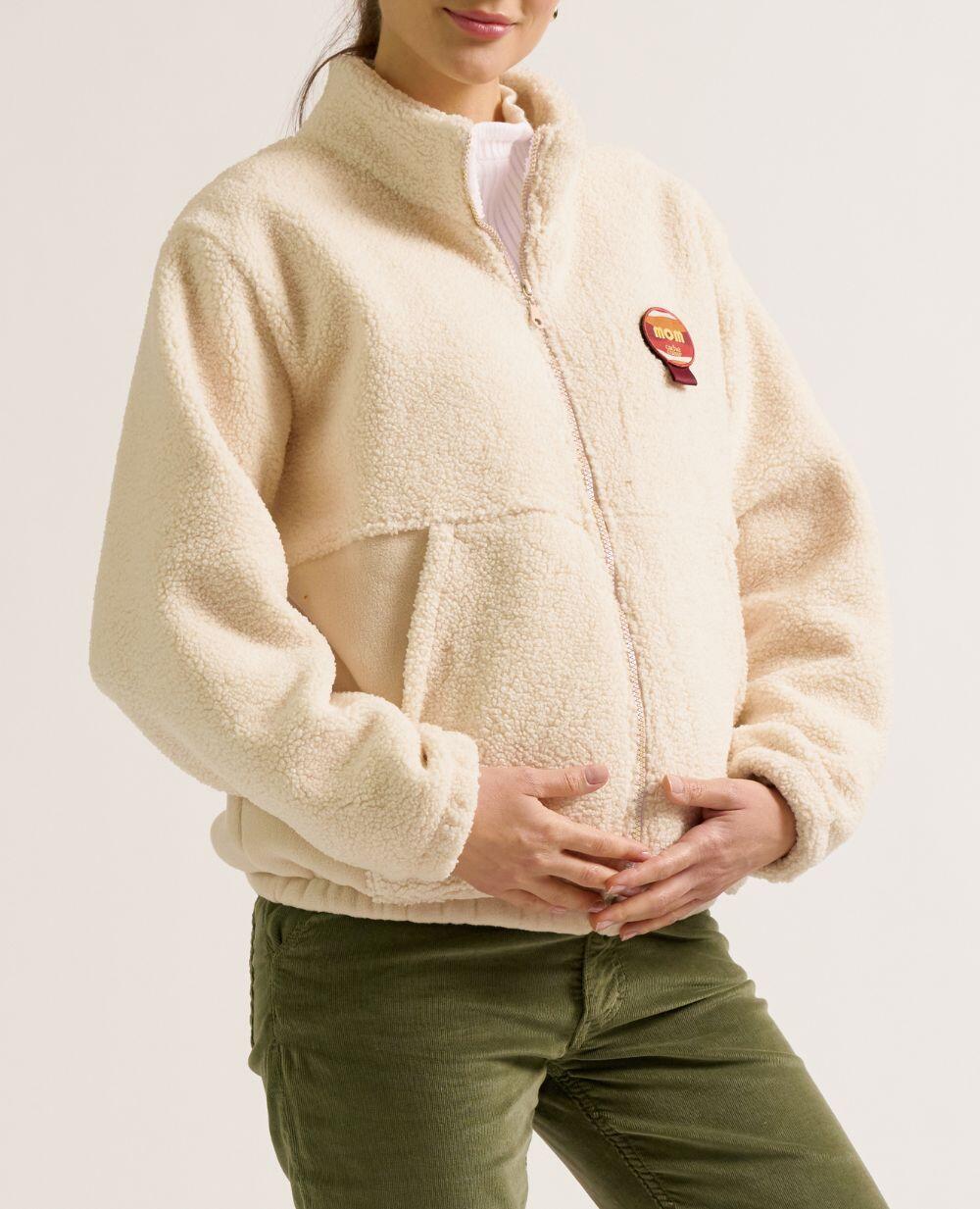 Veste polaire de grossesse et portage Sasha 5/5