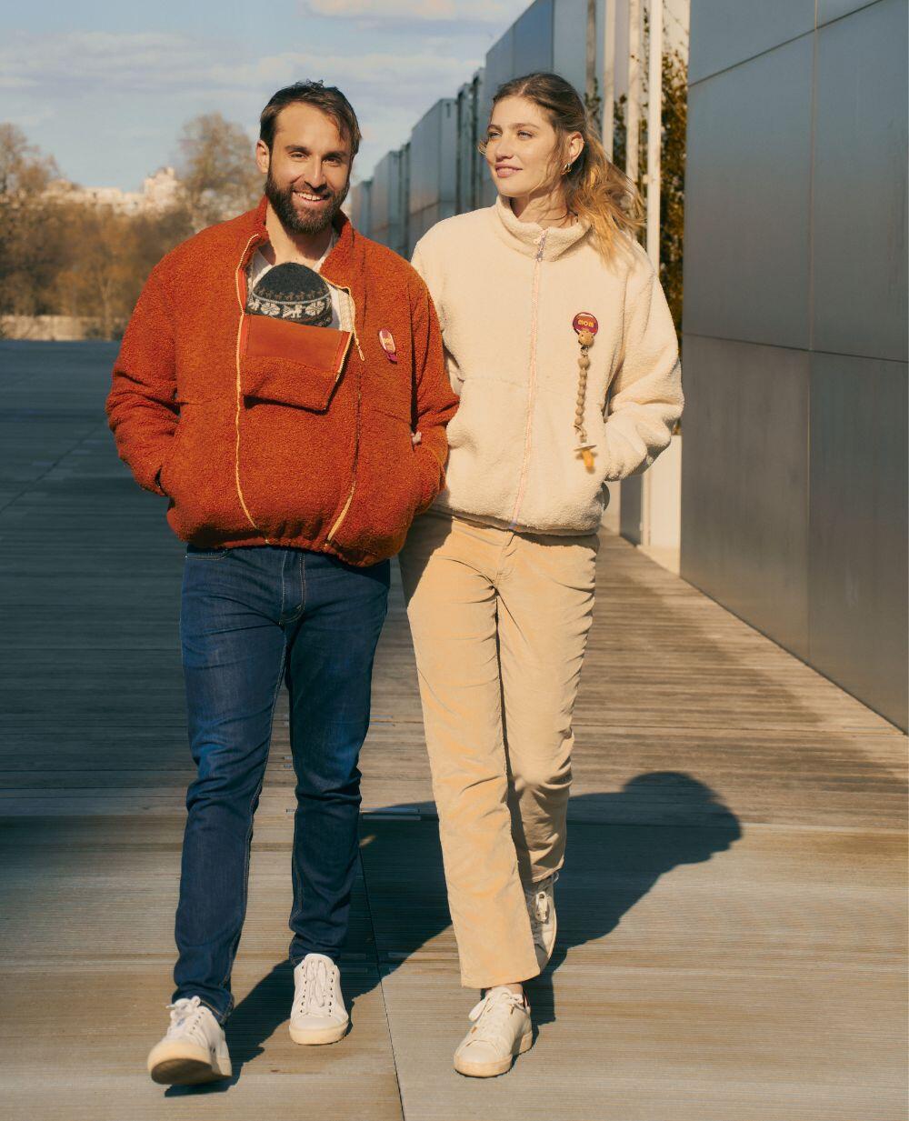 Veste polaire de grossesse et portage Sasha 4/5
