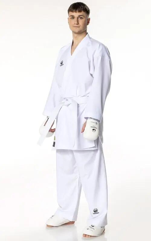 Kimono TOKAIDO Kumite Master Raw Alb aprobat WUKF 4/6
