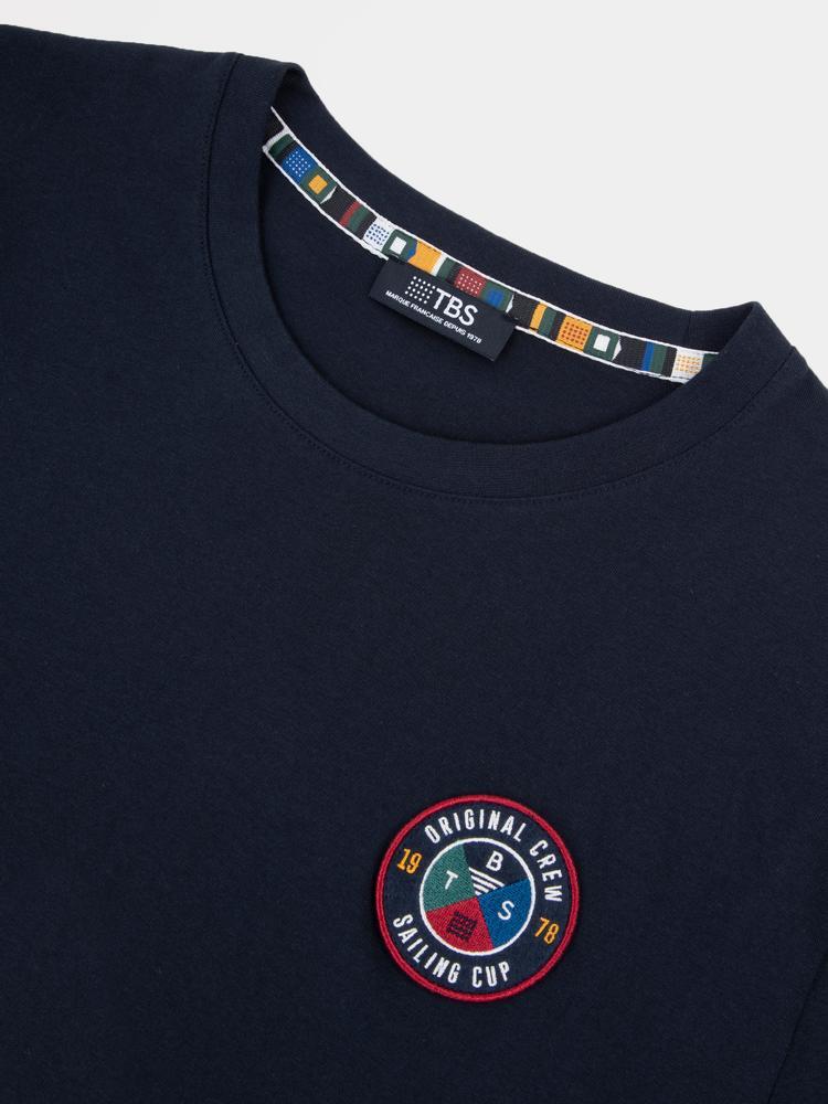 Camiseta de hombre TBS IZZARTEE azul marino 5/5