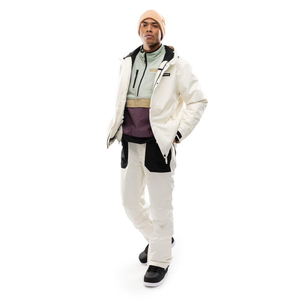 Giacca da snowboard da uomo Sport invernali W4 Tokoyoro Bianco 3/8