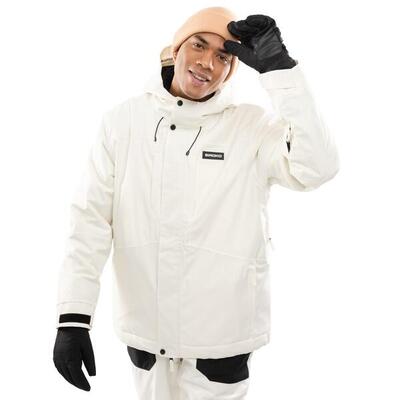 Heren wintersport snowboardjas w4 tokoyoro wit