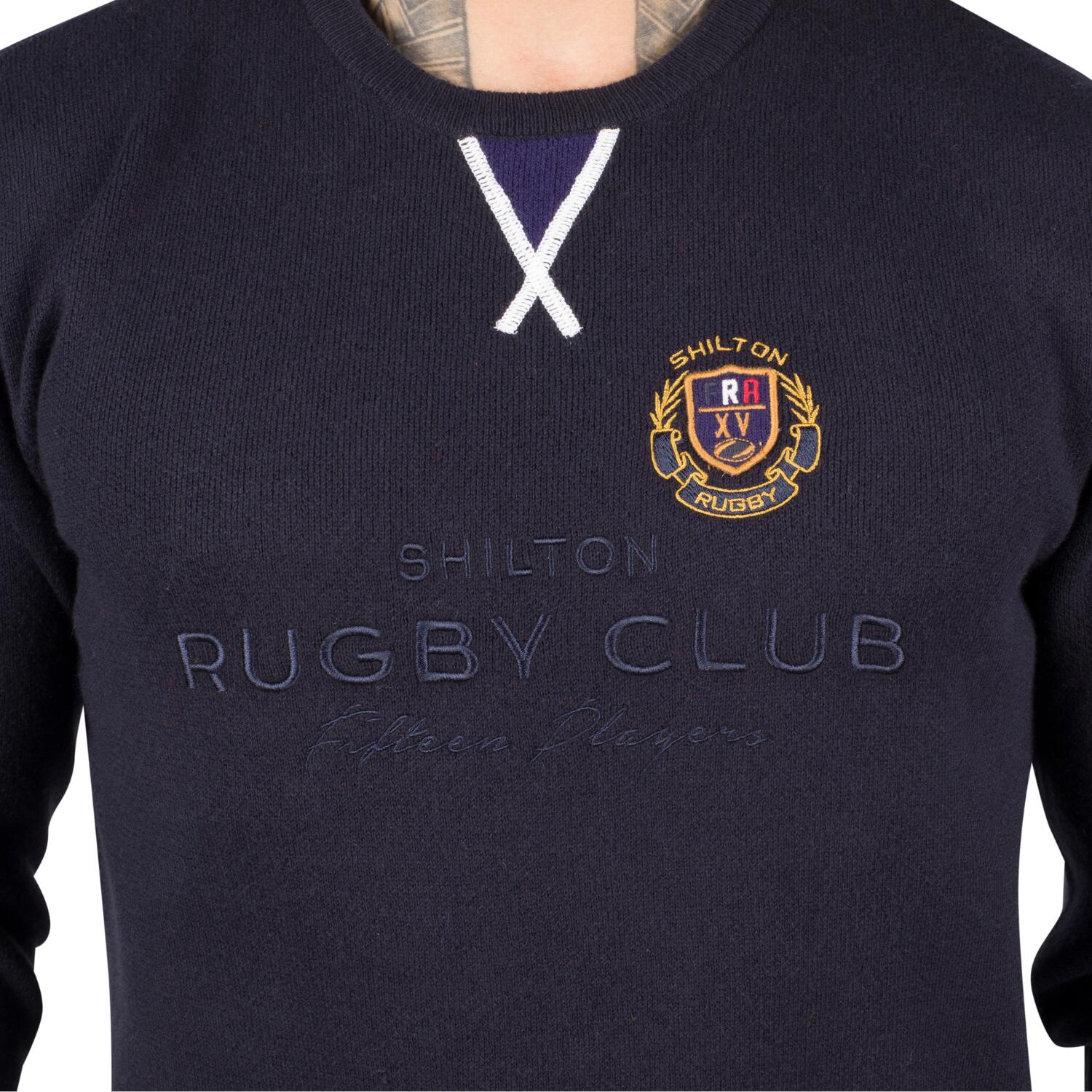 Pull rugby club col rond homme 3/4